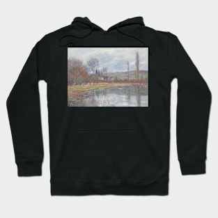 Printemps A Vetheuil by Claude Monet Hoodie